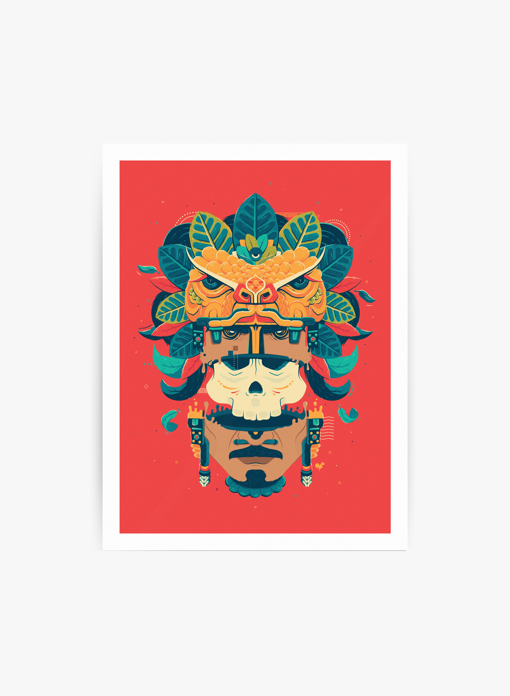 Etapas - Kukulkan (Red Edition Print)