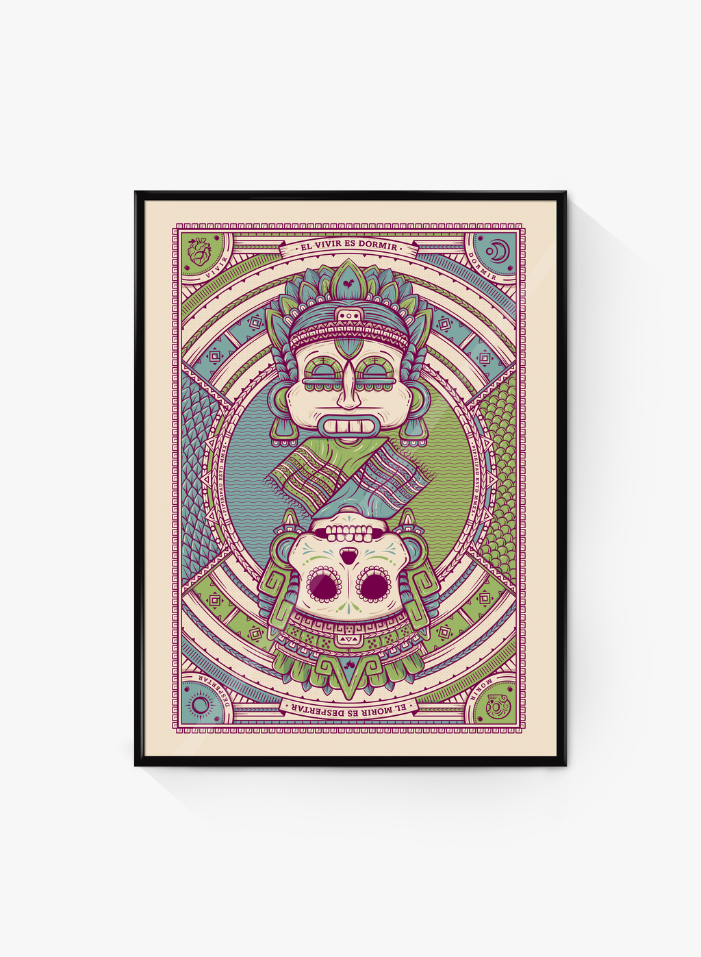 Despertar Moctezuma (Print)