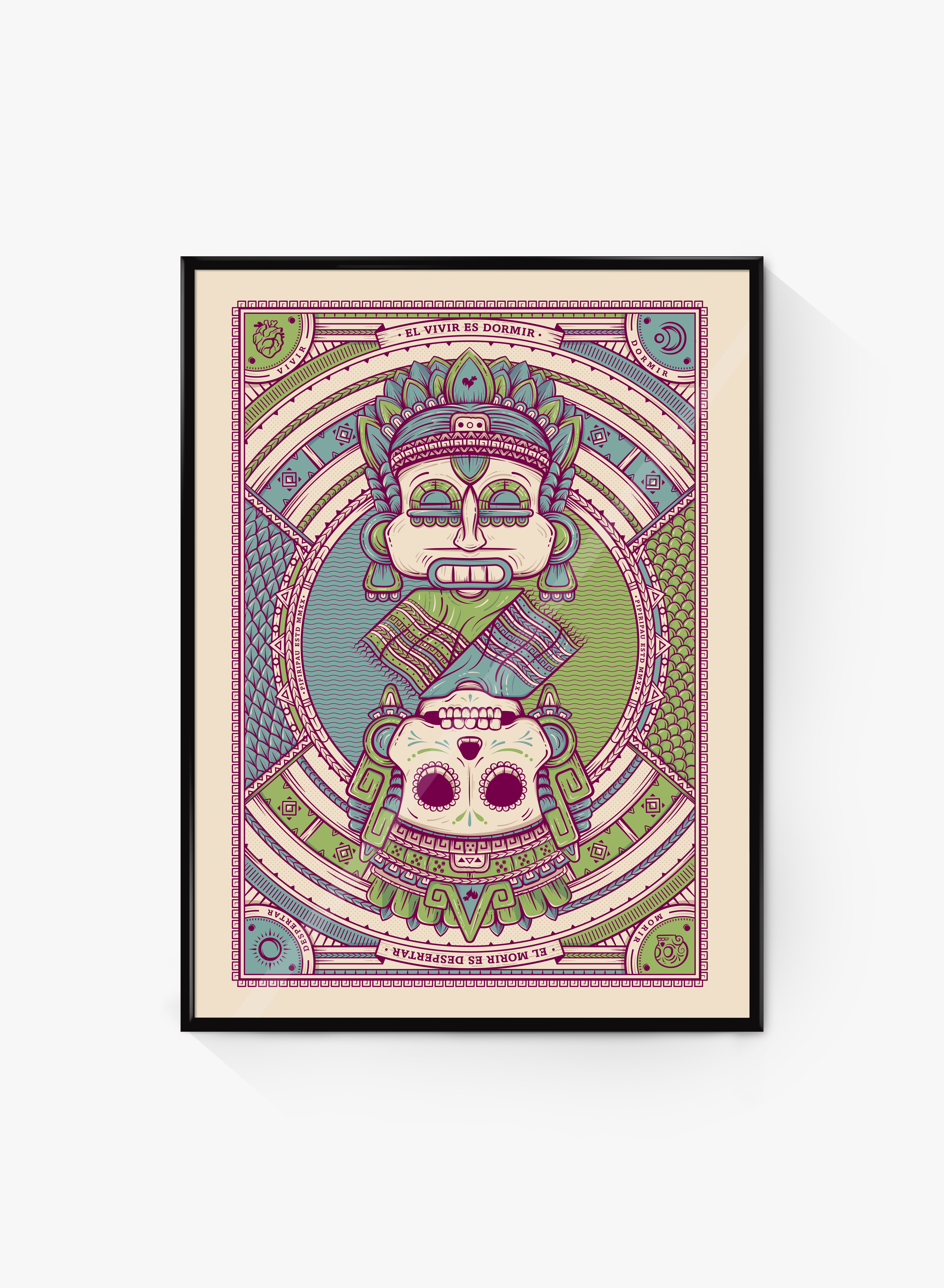 Despertar Moctezuma (Print)