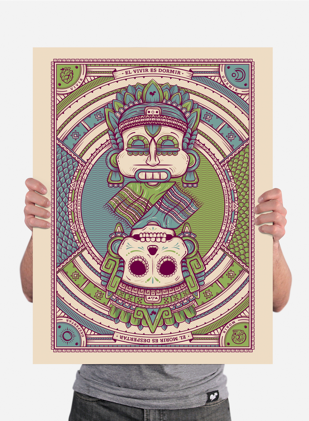 Despertar Moctezuma (Print)