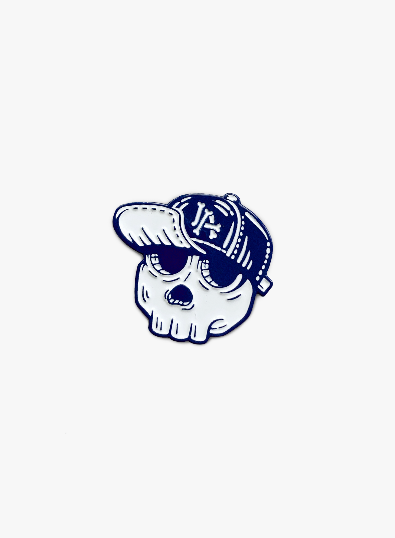 LA Dodgers Sugar Skull Lapel Pin